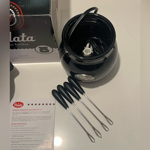 New Velata fondue warmer in Noir, by Scentsy - Picture 2 of 5